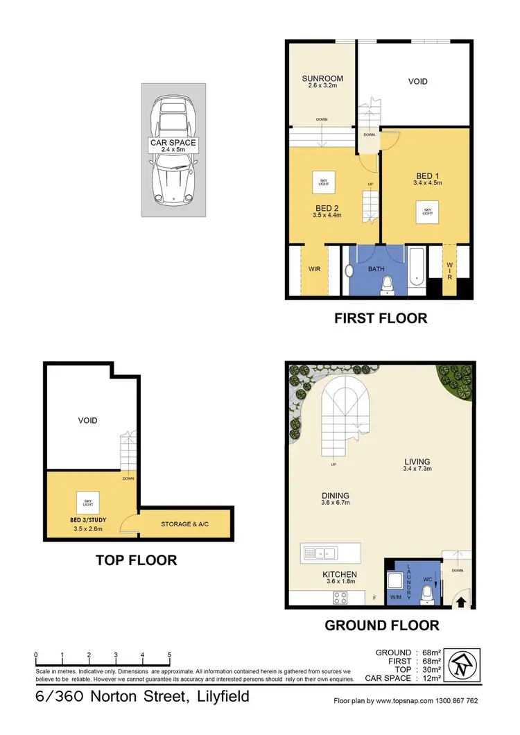 Floorplan of Homely house listing, 6/360 Norton St, Lilyfield NSW