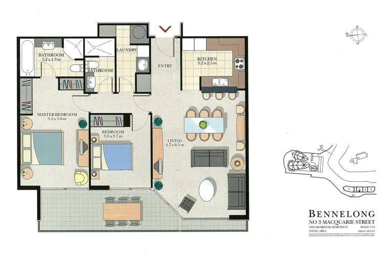 Floorplan of Homely house listing, Res. 45, 3 Macquarie St, Sydney (CBD) NSW