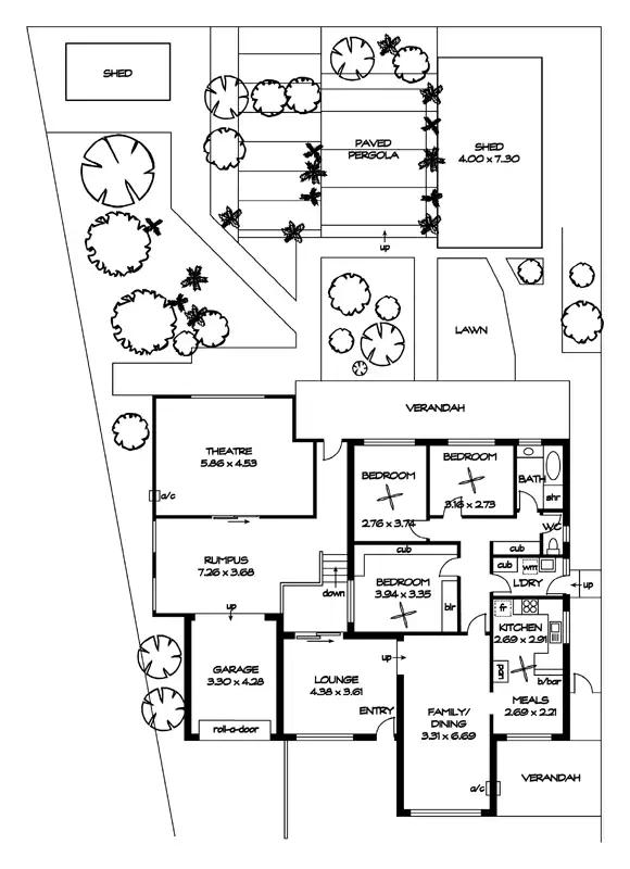 Floorplan of Homely house listing, 6 Tatiara Dr, Banksia Park SA