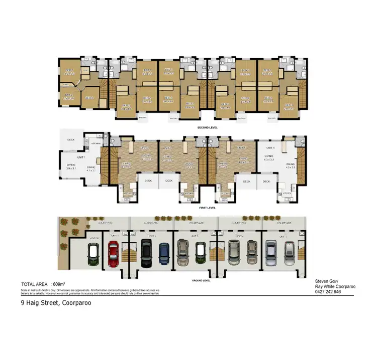 Floorplan of Homely townhouse listing, 3-9 Haig St, Coorparoo QLD