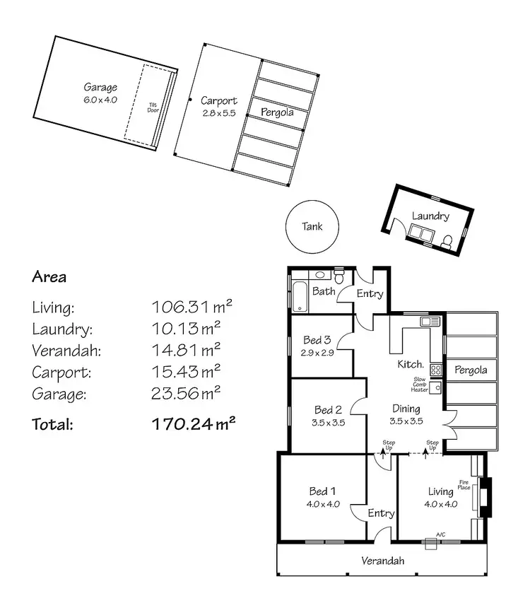 Floorplan of Homely house listing, 1882 Onkaparinga Valley Rd, Charleston SA