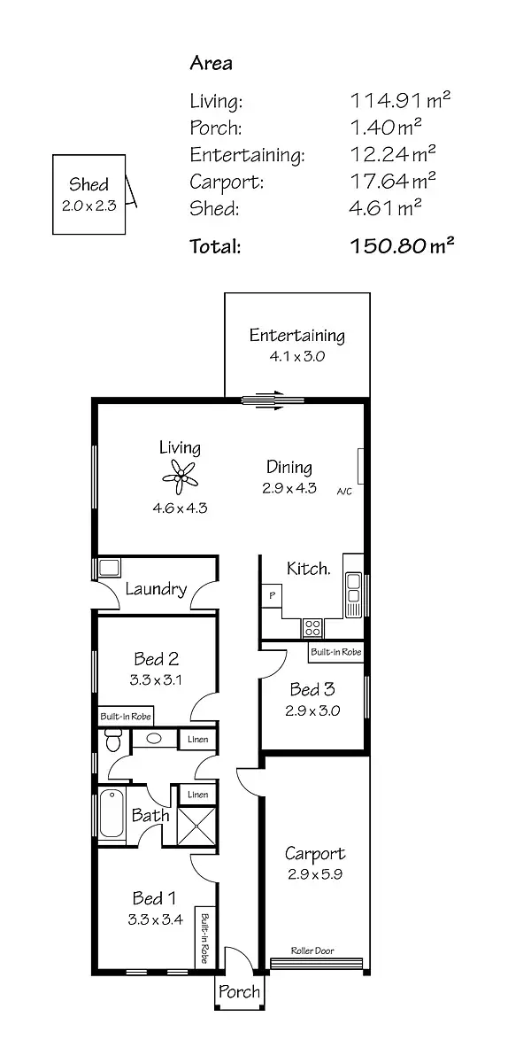 Floorplan of Homely house listing, 91B Princes Hwy, Littlehampton SA