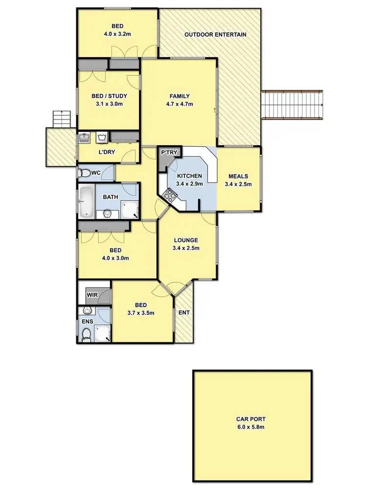 Floorplan of Homely house listing, 20 Highett Rd, Highton VIC