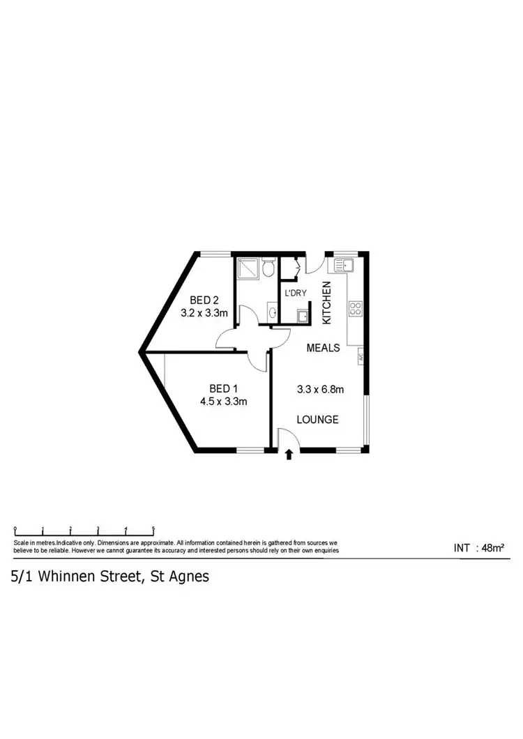 Floorplan of Homely house listing, 5/1 Whinnen St, St Agnes SA