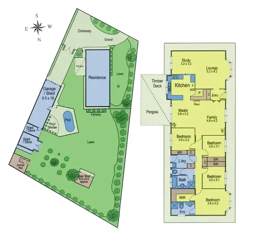 Floorplan of Homely house listing, 371 Wilsons Rd, St Albans Park VIC