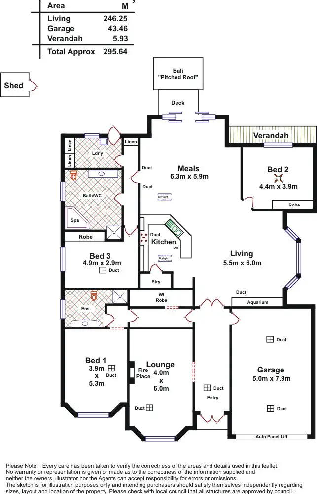 Floorplan of Homely house listing, 22 Wootoona Ave, Christies Beach SA