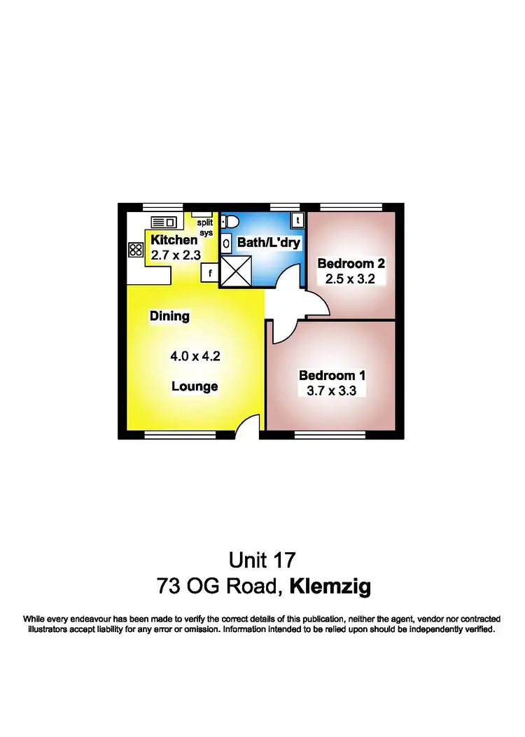 Floorplan of Homely house listing, 17/73 OG Rd, Klemzig SA