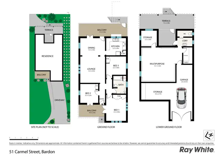 Floorplan of Homely house listing, 51 Carmel St, Bardon QLD