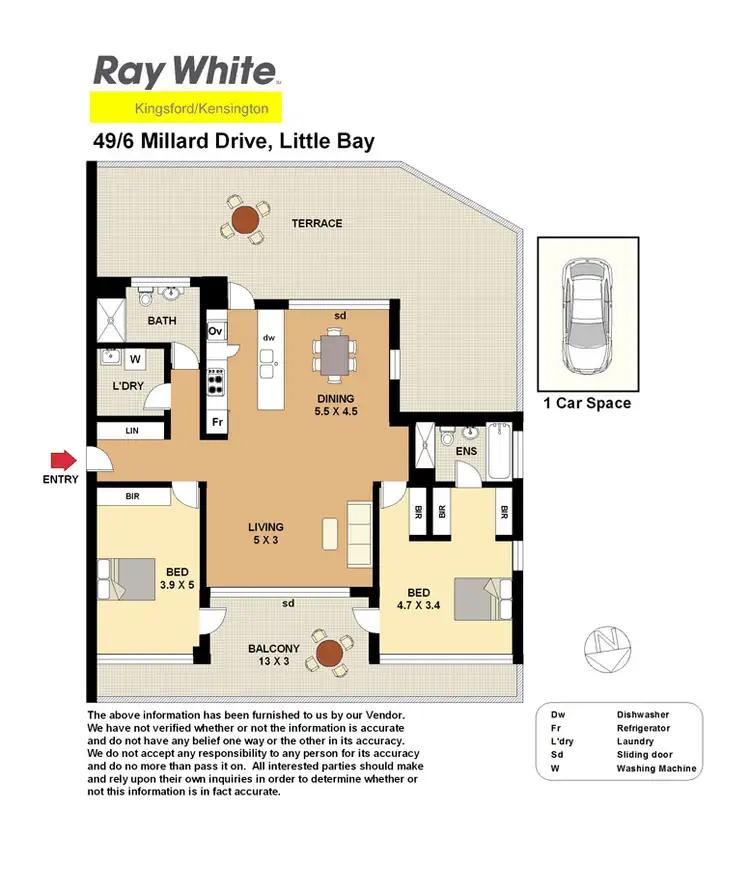 Floorplan of Homely house listing, 49/6 Millard Dr, Little Bay NSW
