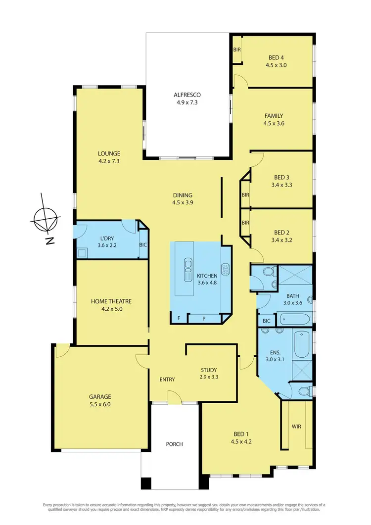 Floorplan of Homely house listing, 93 Buckingham St, Lara VIC