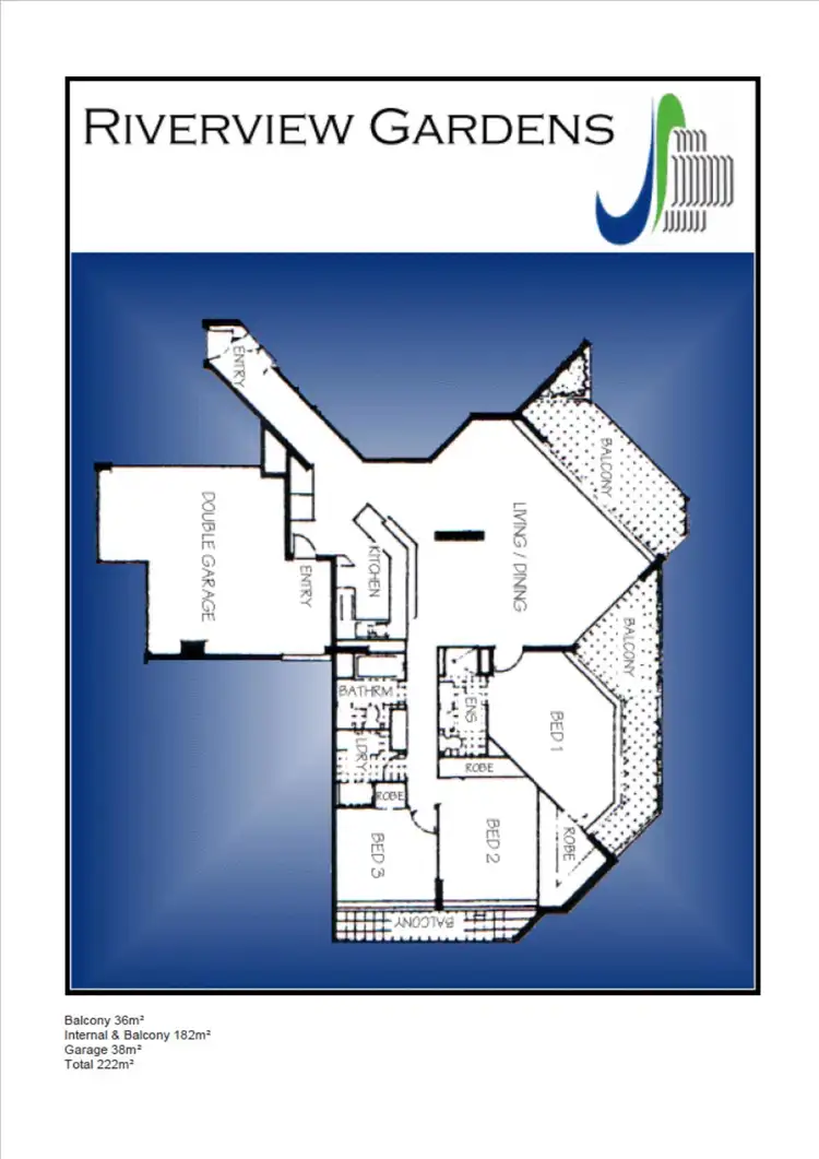 Floorplan of Homely apartment listing, 39/26 Lower River Tce, South Brisbane QLD