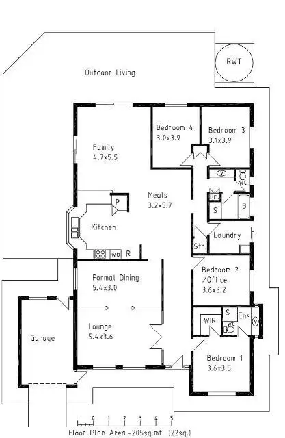 Floorplan of Homely house listing, 7 Cawse Dr, Berri SA