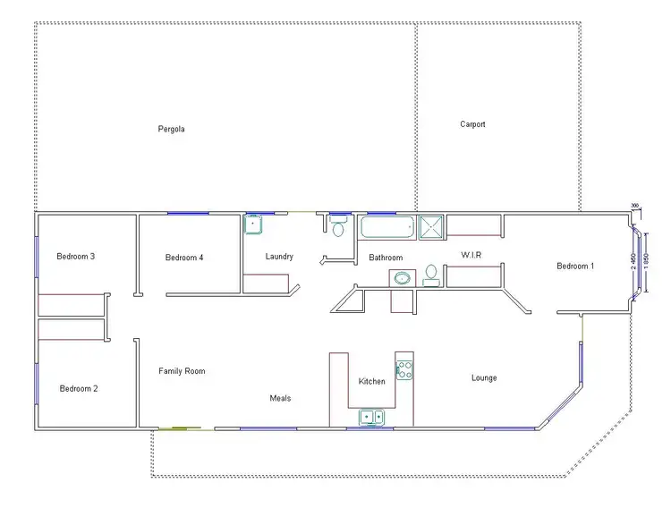 Floorplan of Homely house listing, 5 Beryl Ct, Bordertown SA