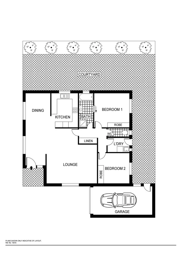 Floorplan of Homely house listing, 7/40 Ross Rd, Queanbeyan NSW