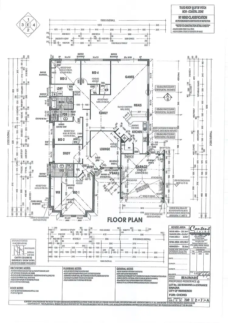 Floorplan of Homely house listing, 28 Bonannella Ent, Sinagra WA