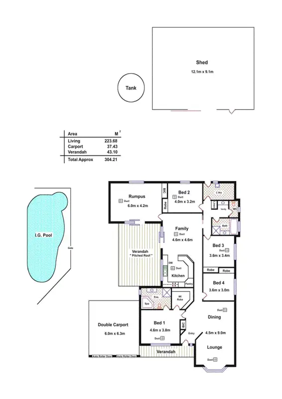 Floorplan of Homely house listing, Lot 7 Bray Ct, Gawler Belt SA