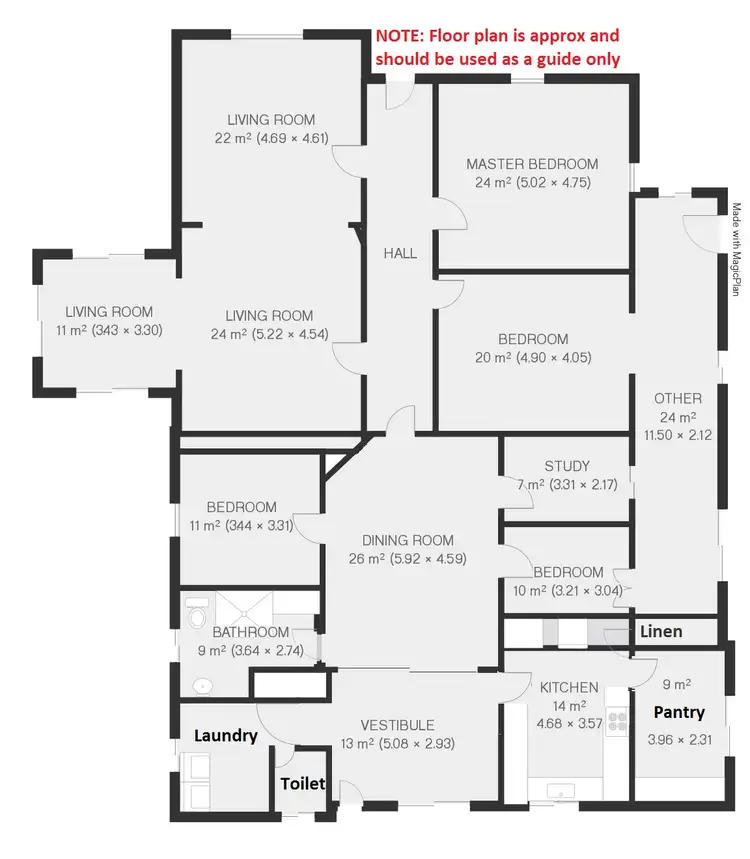Floorplan of Homely house listing, 128 Baker St, Temora NSW