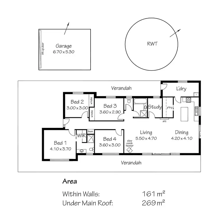 Floorplan of Homely rural property listing, 275 Deviation Rd, Carey Gully SA