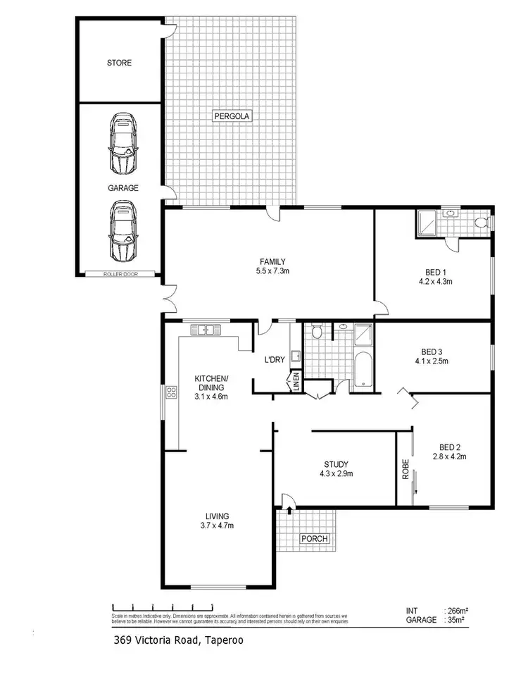 Floorplan of Homely house listing, 369 Victoria Rd, Taperoo SA
