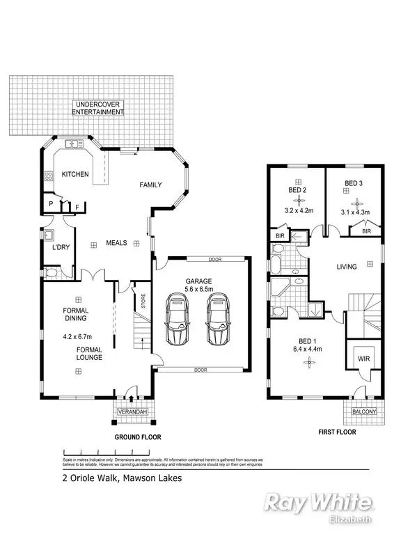 Floorplan of Homely house listing, 2 Oriole Walk, Mawson Lakes SA