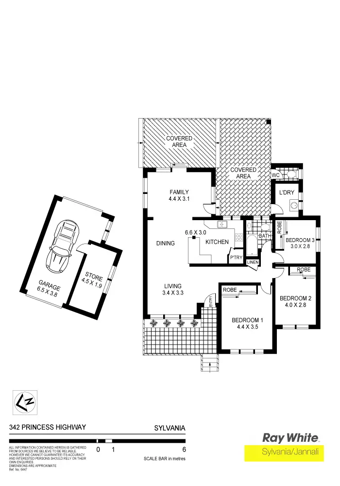 Floorplan of Homely house listing, 342 Princes Hwy, Sylvania NSW