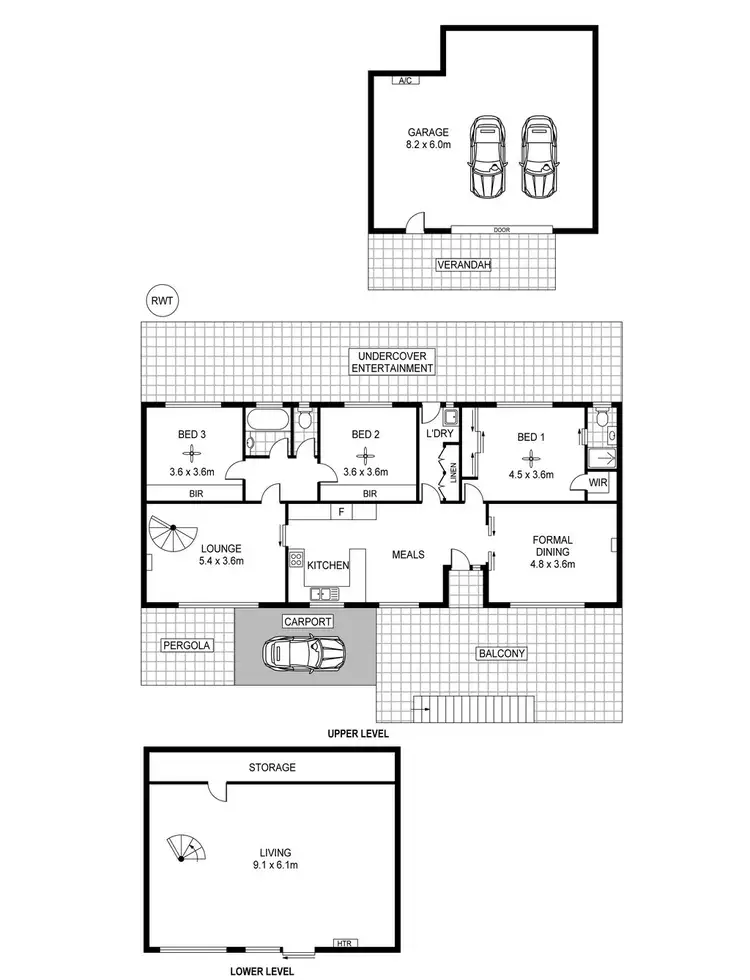Floorplan of Homely house listing, 42 Flinders Dr, Valley View SA