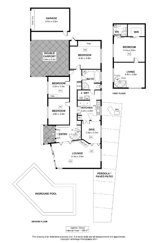 Floorplan of Homely house listing, 22 Santiago St, West Lakes Shore SA