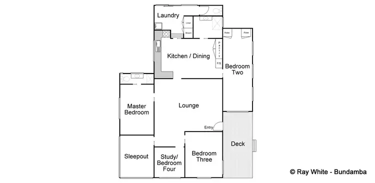 Floorplan of Homely house listing, 57 Blackall St, Basin Pocket QLD