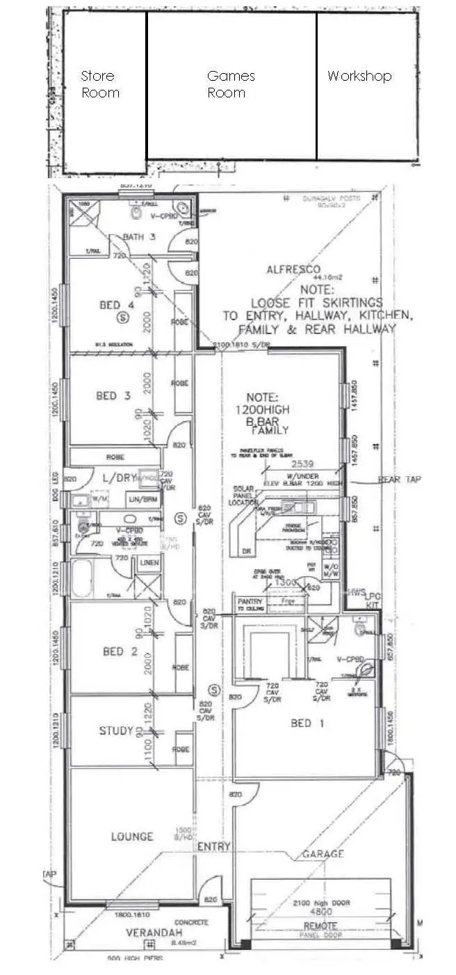 Floorplan of Homely house listing, 7 Montefiore St, Kapunda SA
