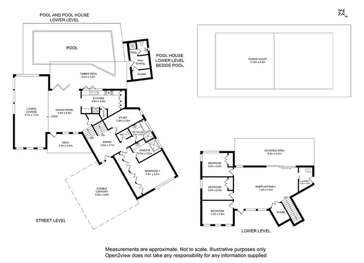 Floorplan of Homely house listing, 45 Merrilee Cres, Frenchs Forest NSW