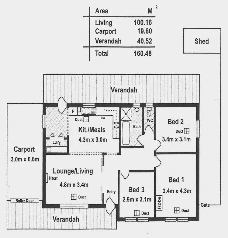Floorplan of Homely house listing, 63 Nelson Ave, Flinders Park SA