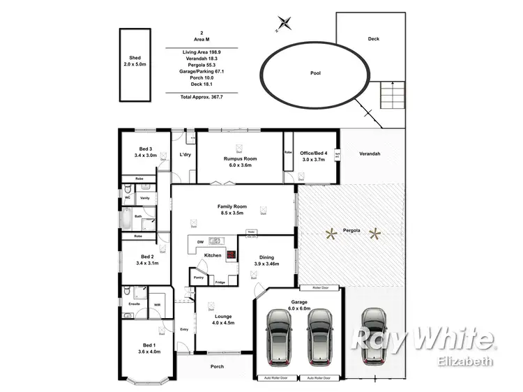 Floorplan of Homely house listing, 9 Plane Tree Dr, Craigmore SA
