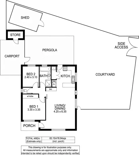 Floorplan of Homely unit listing, 5/2A Easton Rd, Morphett Vale SA