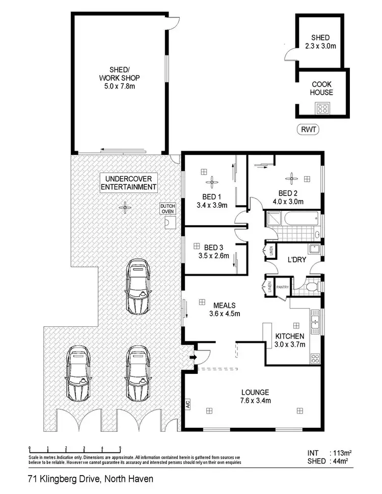 Floorplan of Homely house listing, 71 Klingberg Dr, North Haven SA
