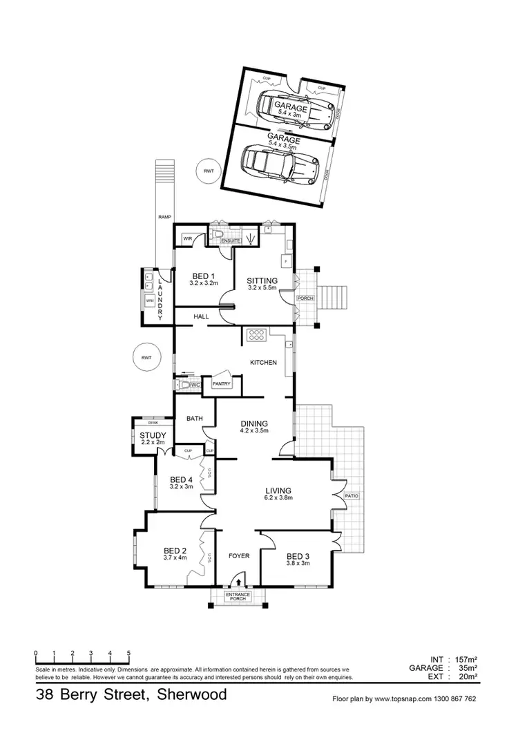 Floorplan of Homely house listing, 38 Berry St, Sherwood QLD