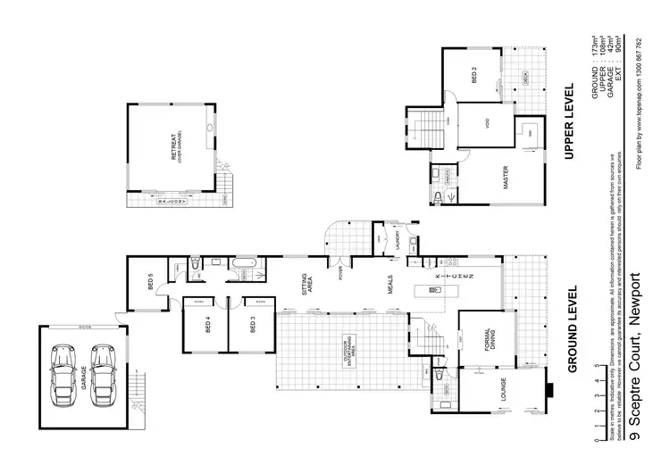 Floorplan of Homely house listing, 9 Sceptre Ct, Scarborough QLD