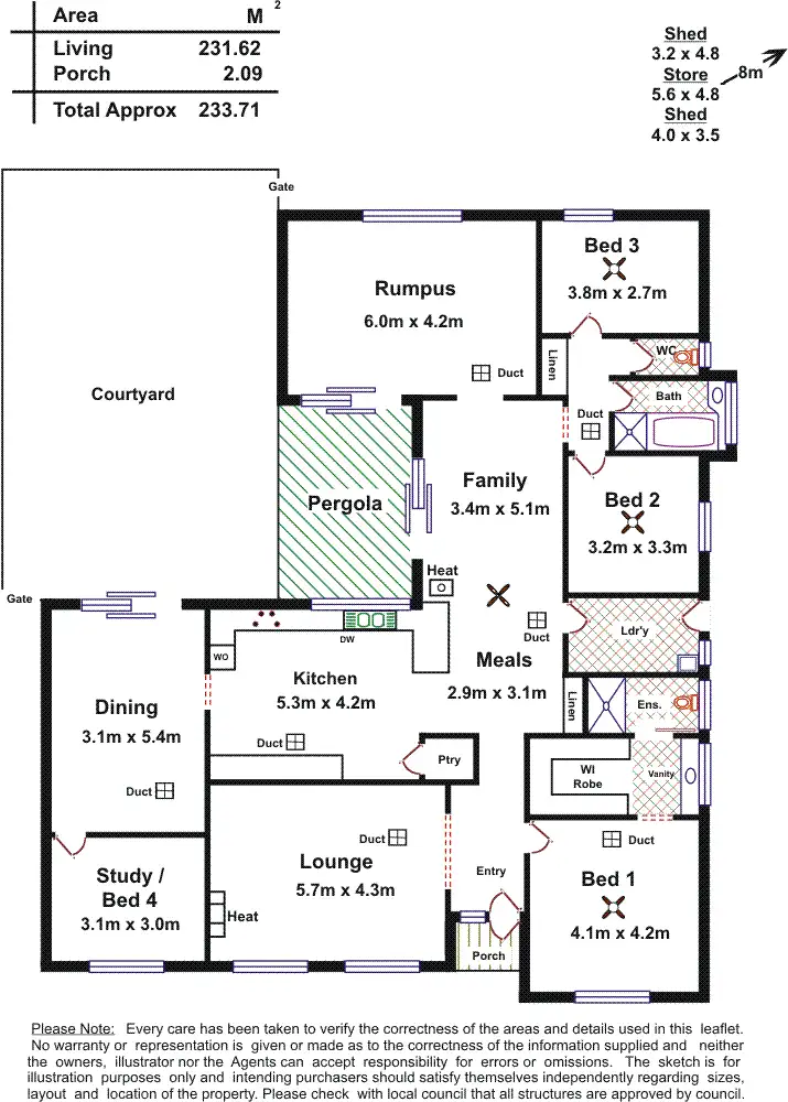 Floorplan of Homely house listing, 101 Clancy Rd, Gawler Belt SA