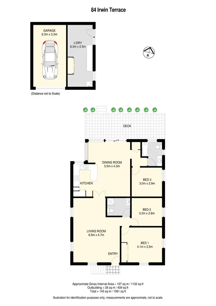 Floorplan of Homely house listing, 84 Irwin Tce, Oxley QLD