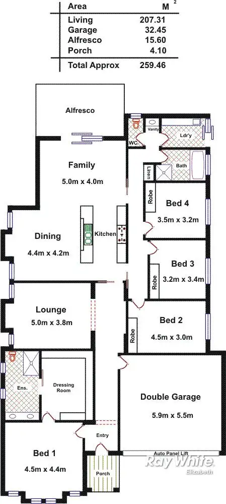 Floorplan of Homely house listing, 3 Lodge Way, Blakeview SA