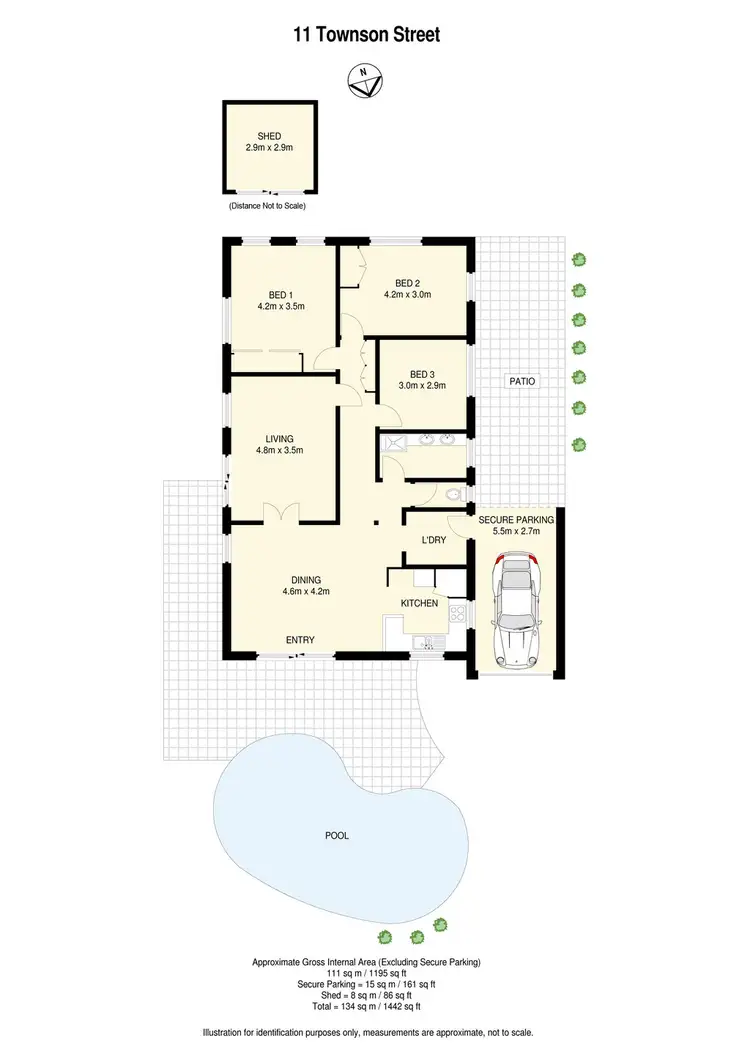 Floorplan of Homely house listing, 11 Townson St, Archerfield QLD