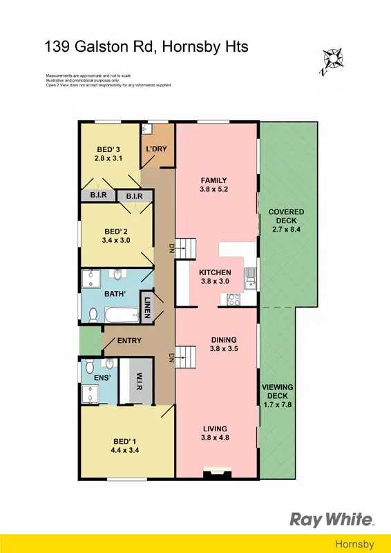 Floorplan of Homely house listing, 139 Galston Rd, Hornsby Heights NSW
