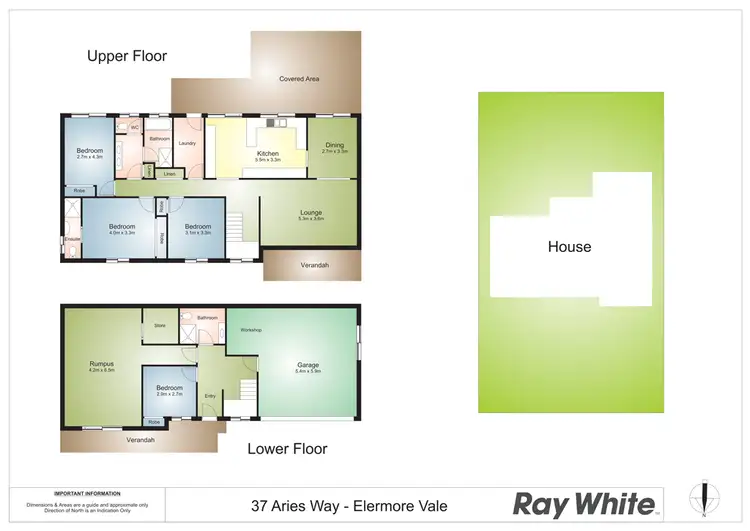 Floorplan of Homely house listing, 37 Aries Way, Elermore Vale NSW