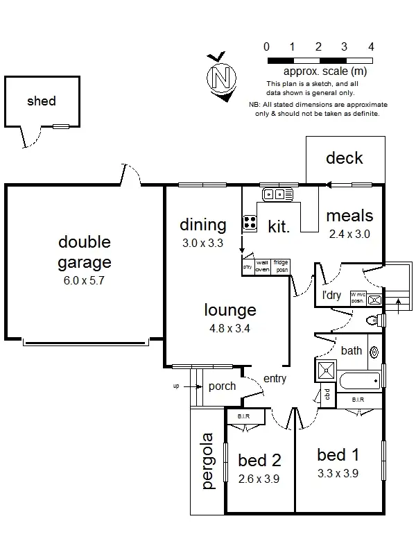 Floorplan of Homely unit listing, U3/26-28 LEIGH Rd, Croydon VIC