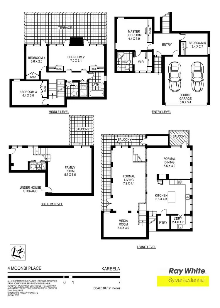 Floorplan of Homely house listing, 4 Moonbi Pl, Kareela NSW