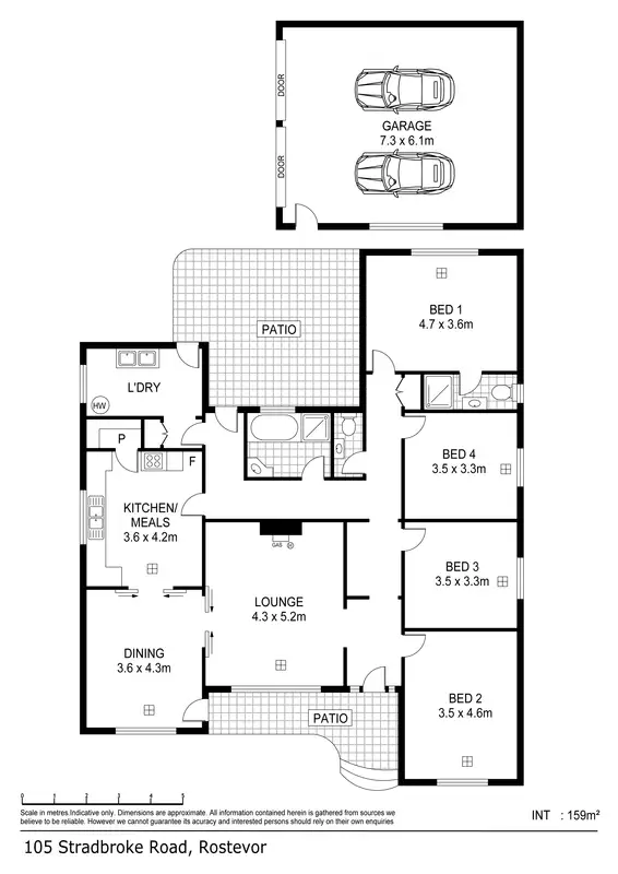 Floorplan of Homely house listing, 105 Stradbroke Rd, Rostrevor SA