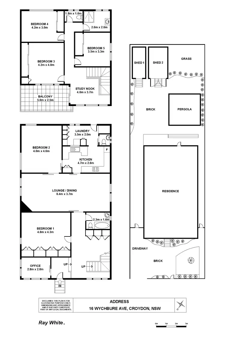Floorplan of Homely house listing, 16 Wychbury Ave, Croydon NSW