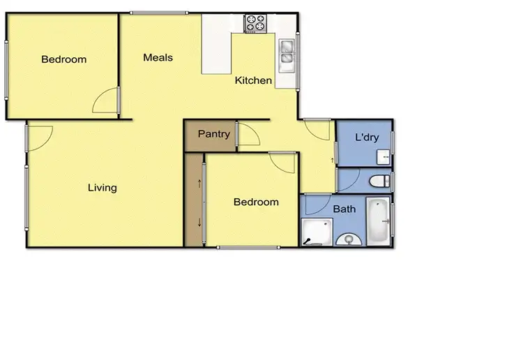 Floorplan of Homely house listing, 2 Alcona Ct, Bell Park VIC