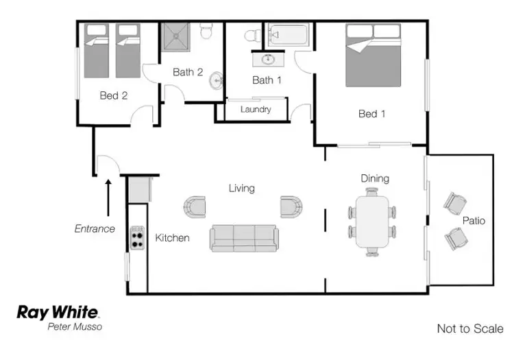 Floorplan of Homely unit listing, 50/81-85 Cedar Rd, Palm Cove QLD