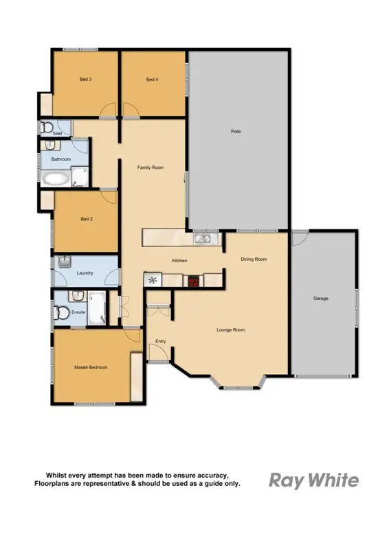 Floorplan of Homely house listing, 74 Collins Rd, Everton Hills QLD