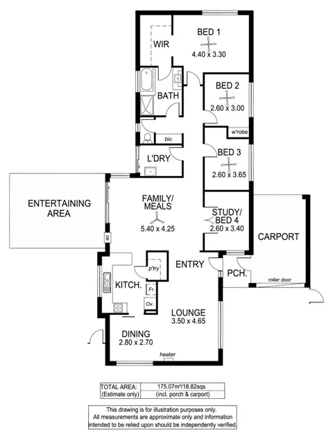 Floorplan of Homely house listing, 72 The Oaks Pde, Aberfoyle Park SA